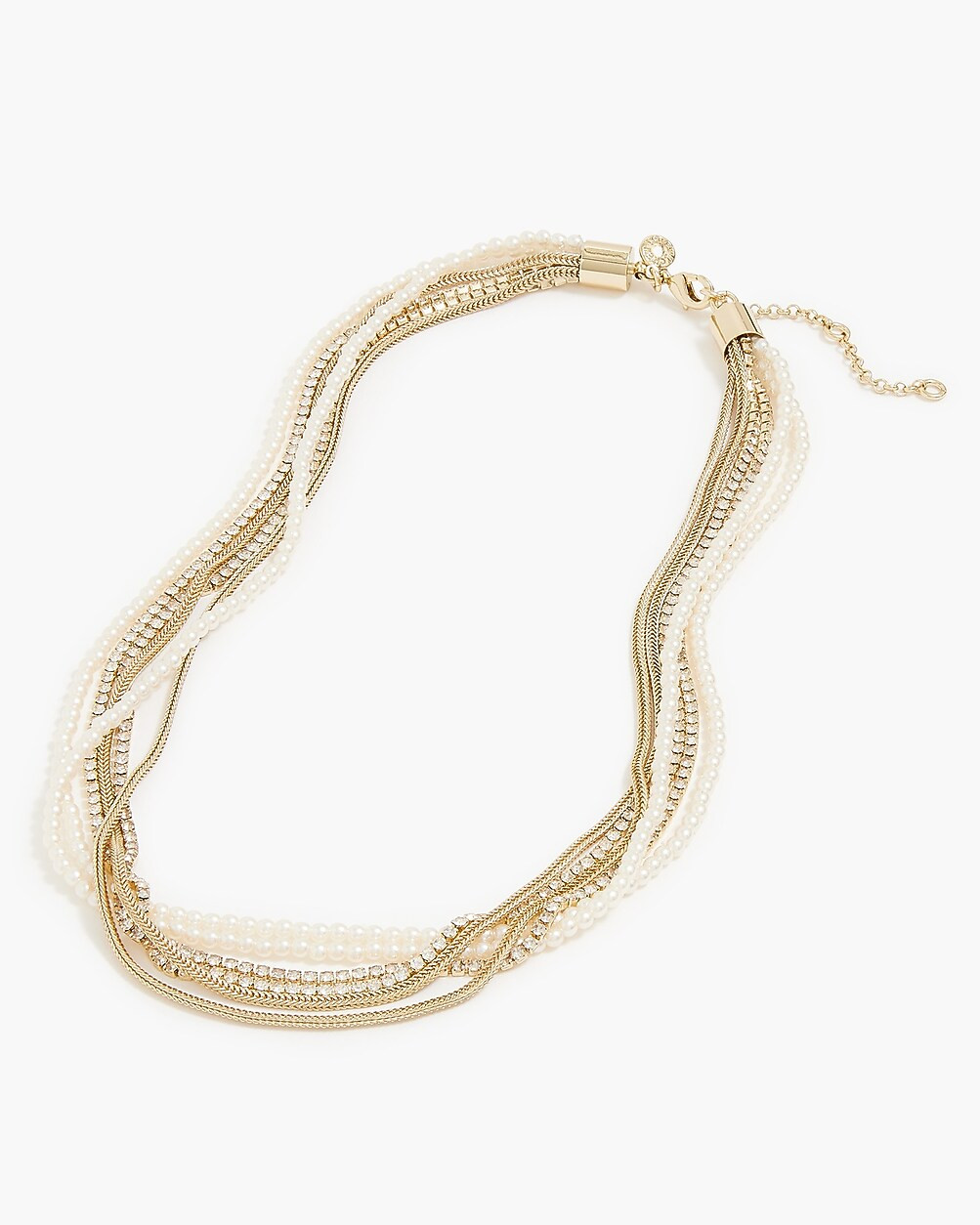 Pearl crystal layering necklaces | J.Crew Factory