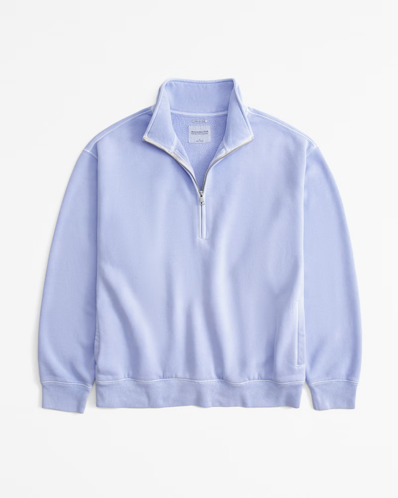 Essential Vintage Sunday Half-Zip | Abercrombie & Fitch (US)