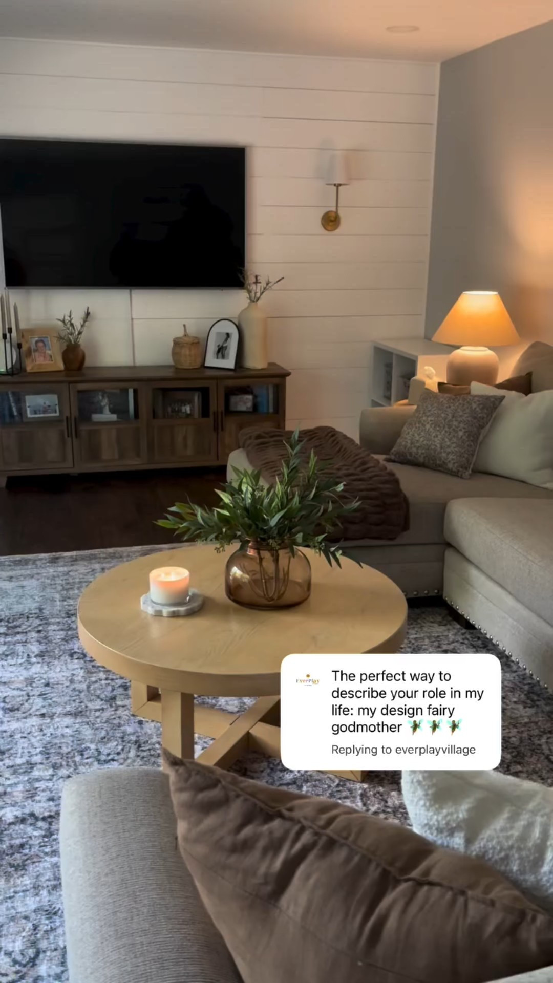 Living room refresh// modern farmhouse shiplap walls // organic modern earthy decor

#LTKFamily #LTKHome