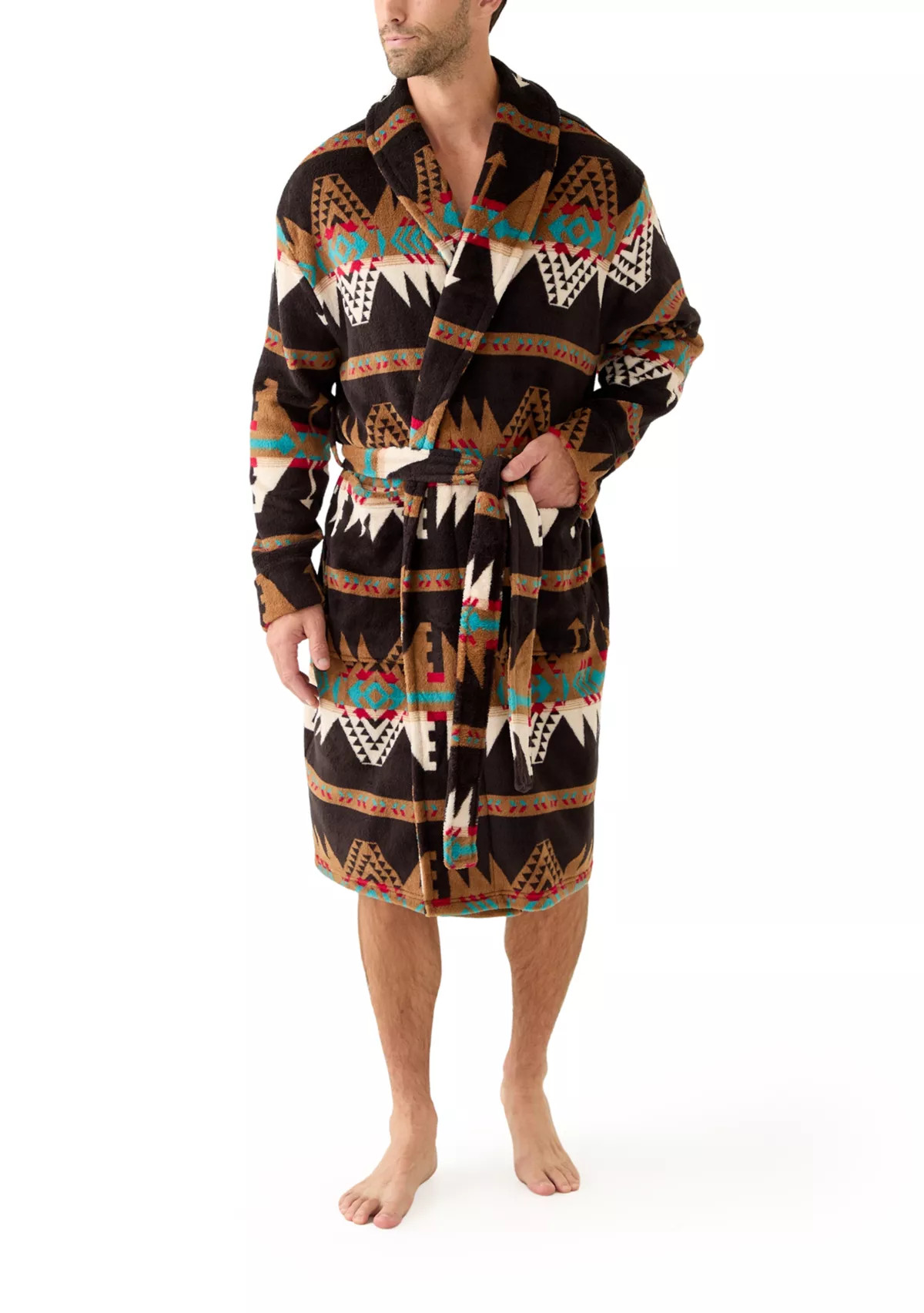 Men's Plush Shawl Robe | Belk