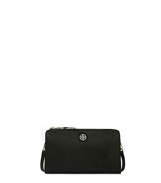 ROBINSON PEBBLED WALLET CROSS-BODY | Tory Burch US