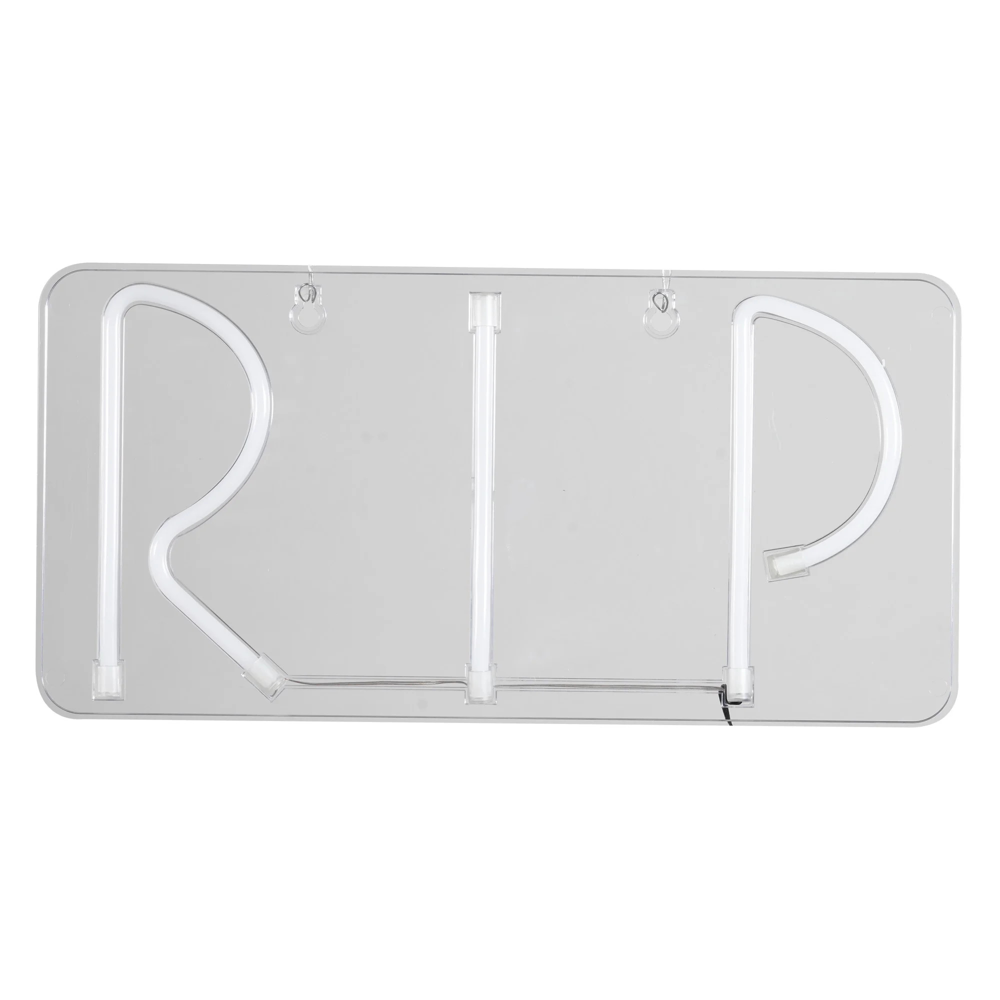 Halloween 15.75" Red LED Neon-style Lighted RIP Wall Décor, with USB Plug, Way to Celebrate | Walmart (US)