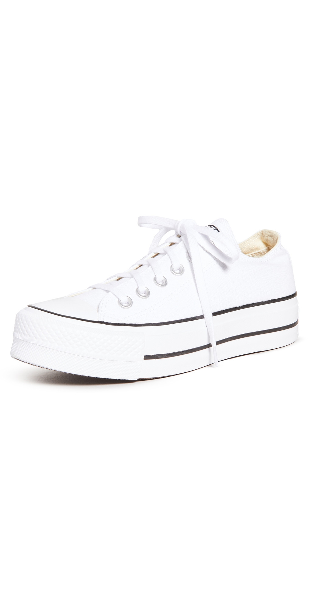 Converse Chuck Taylor All Star Lift Sneakers White/Black/White 8.5 | Shopbop