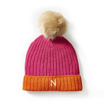 Kids Colorful Pom Pom Hat | Mark and Graham