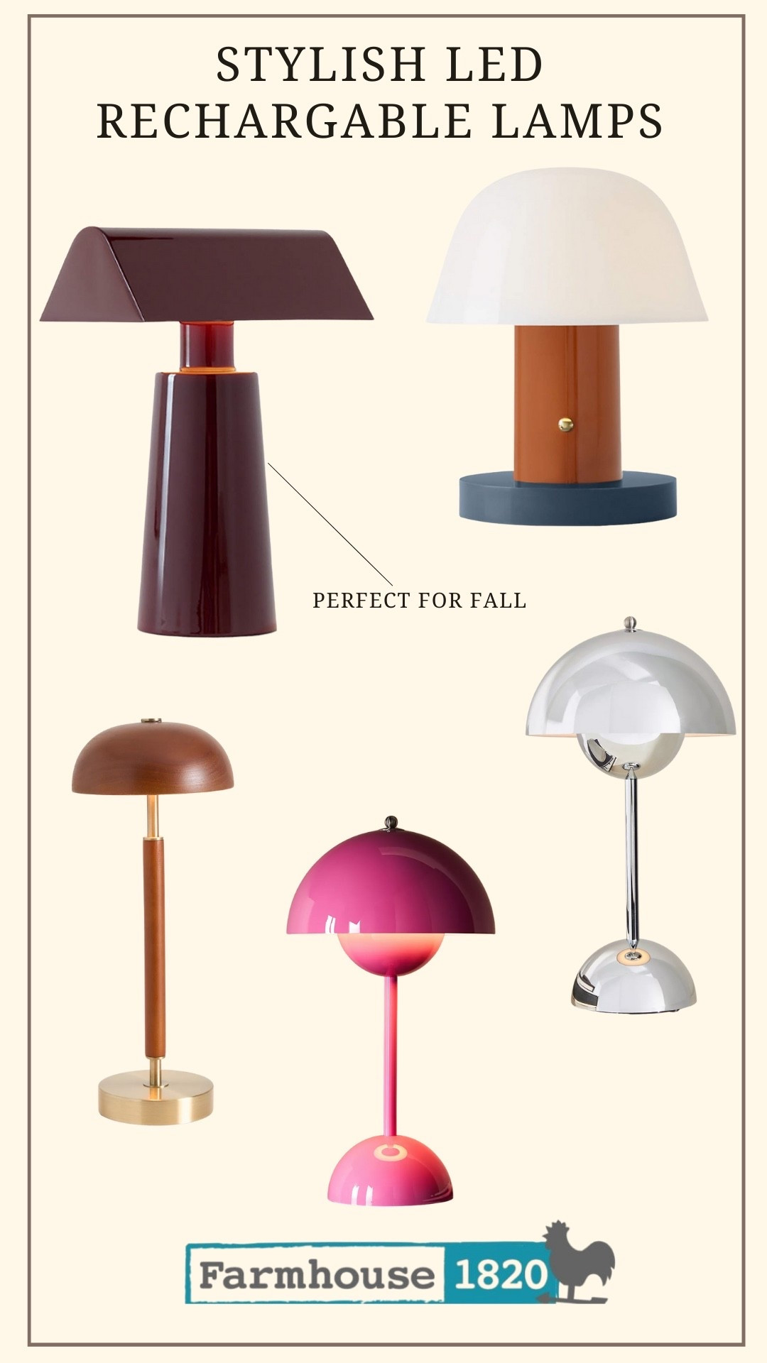 Who says LED rechargeable lamps have to be boring? These LED lamps will bring class and style wherever you want them to go. Portable and cordless lamps with style!

#LTKHome #LTKU #LTKStyleTip