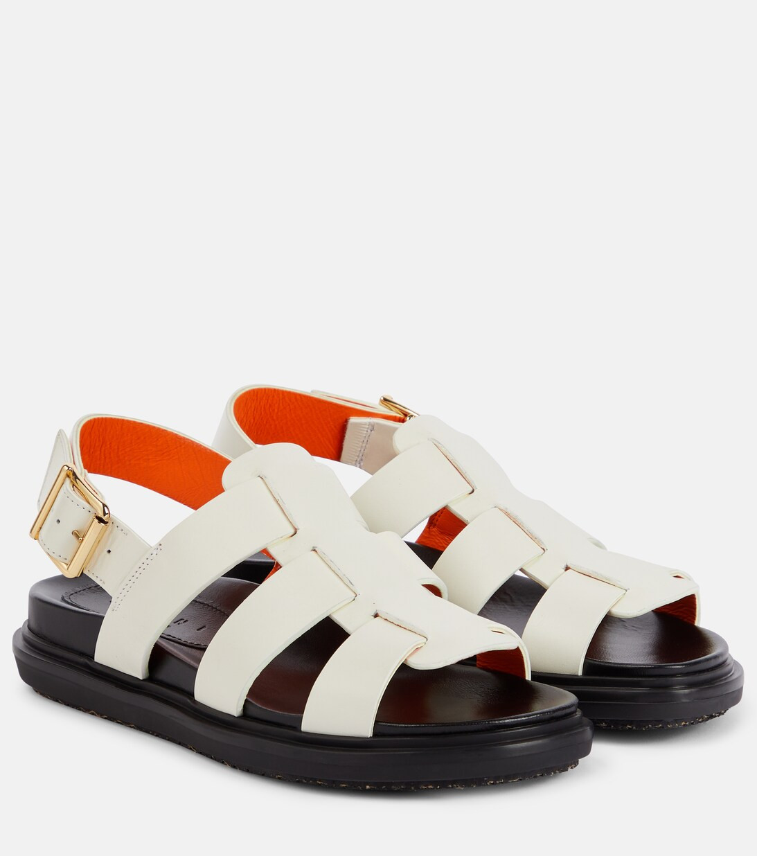 Fussbett Gladiator leather sandals | Mytheresa (US/CA)