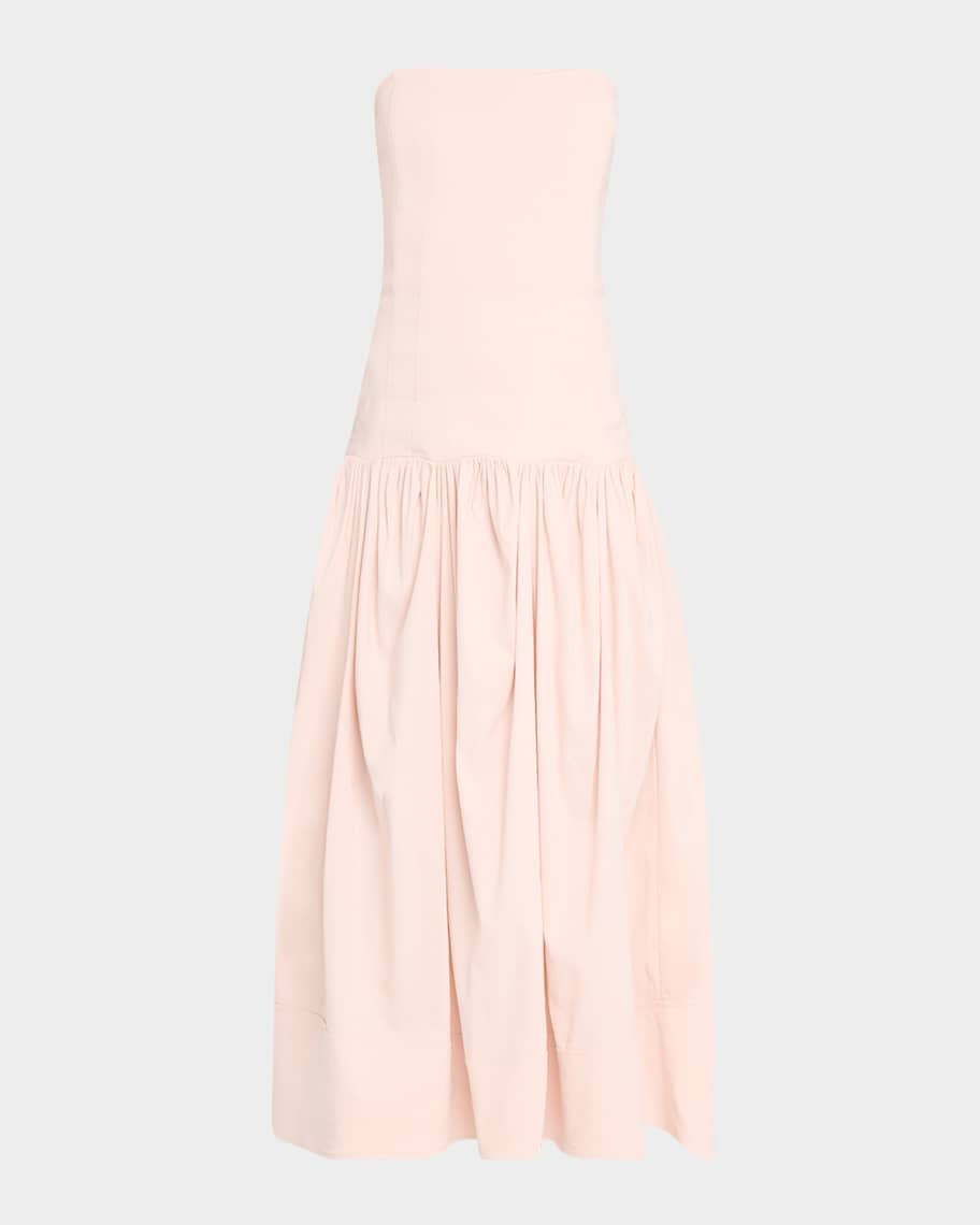 A.L.C. June Strapless Drop-Waist Dress | Neiman Marcus