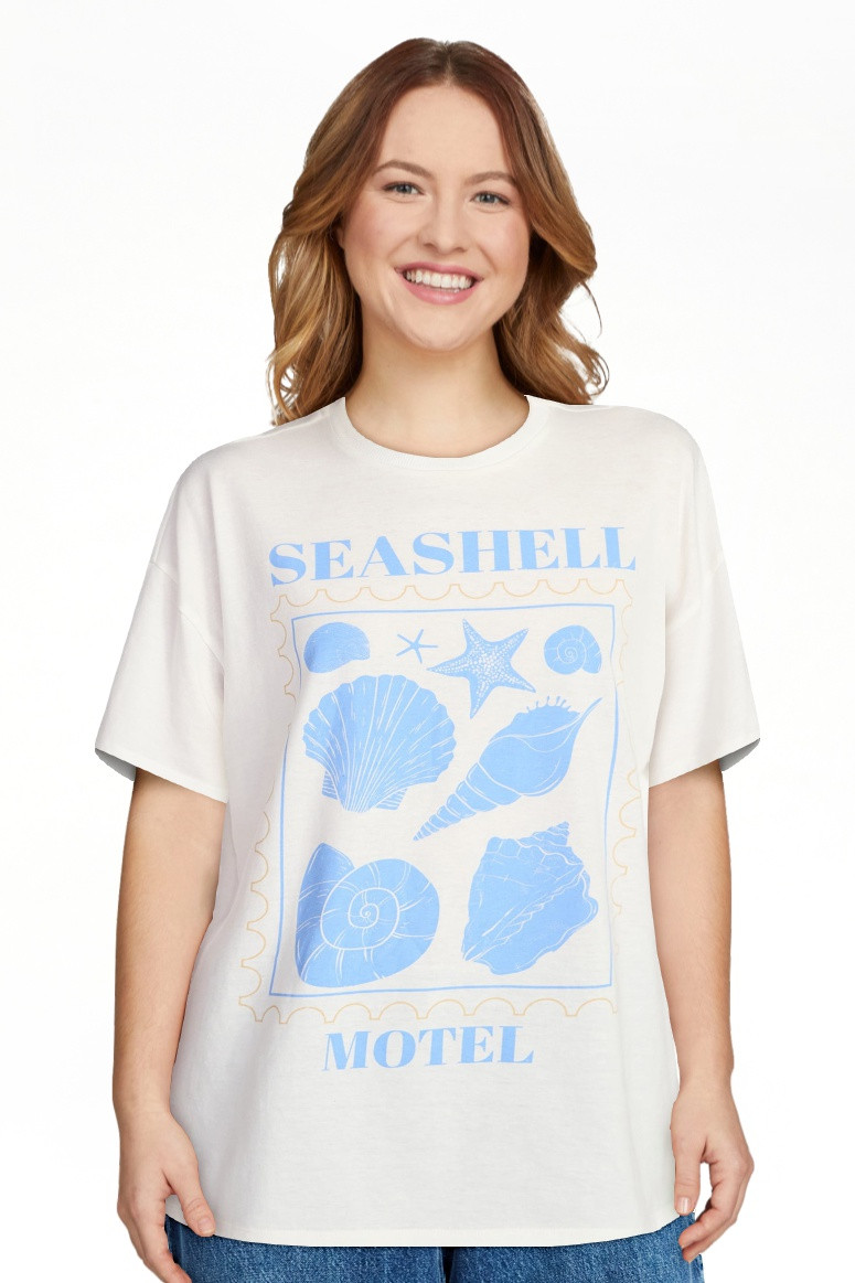 No Boundaries Washed Graphic Boyfriend Tee, Women's XXS-XXL | Walmart (US)