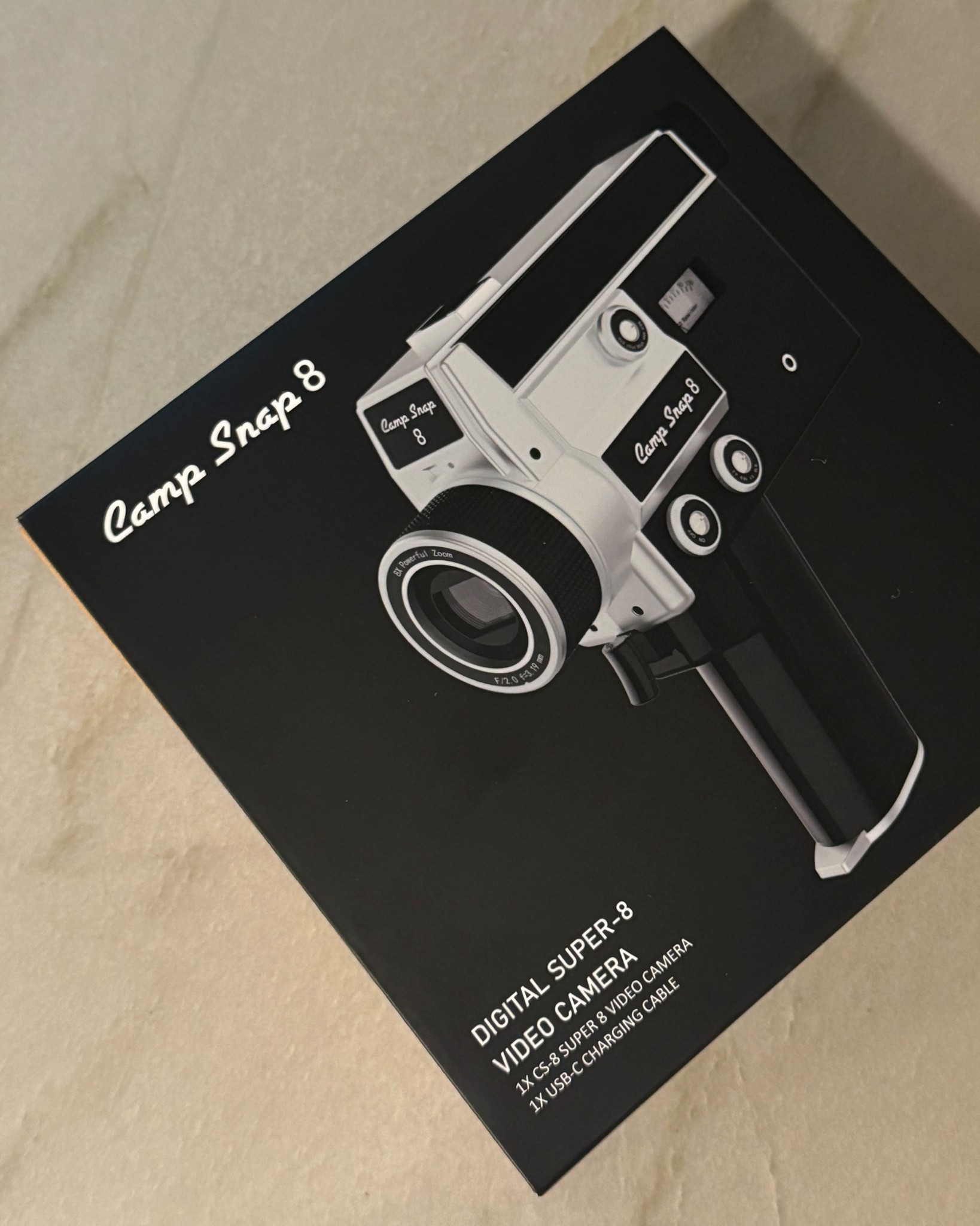 Vintage video super 8 camera for nostalgic home videos 
