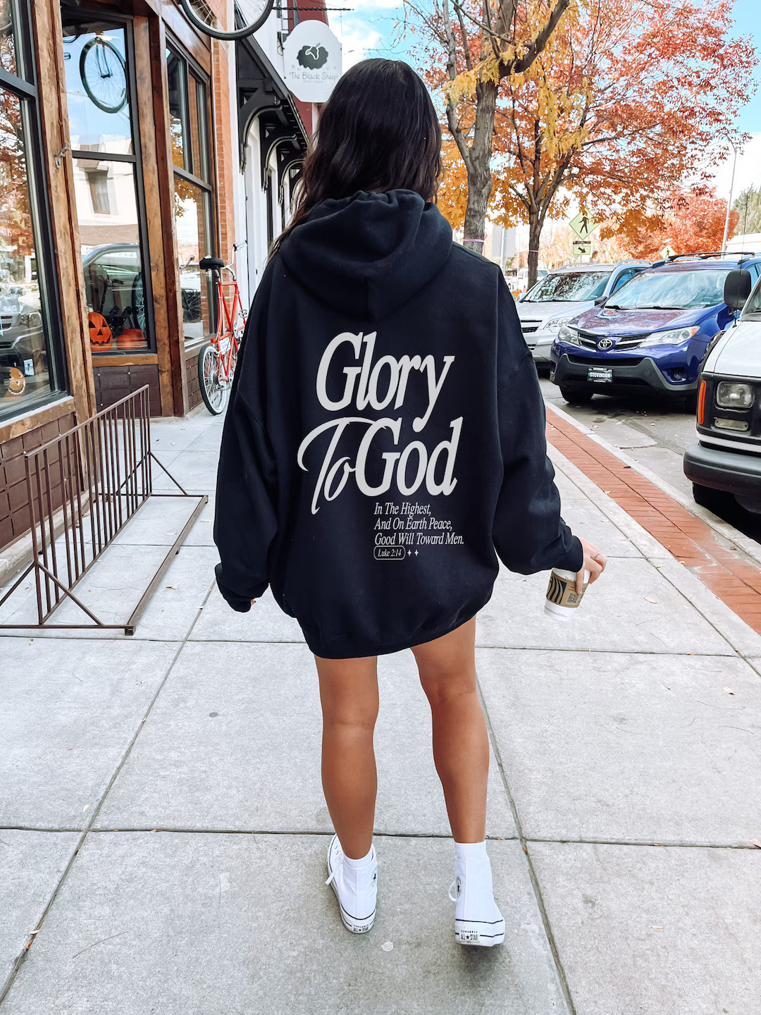 Glory to God Christian Hoodie Christian Sweatshirt Jesus Hoodie Trendy Hoodie Bible Verse Shirt A... | Etsy (US)