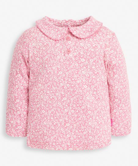 Rose Ditsy Floral Peter Pan Collar Top - Infant, Toddler & Girls | Zulily