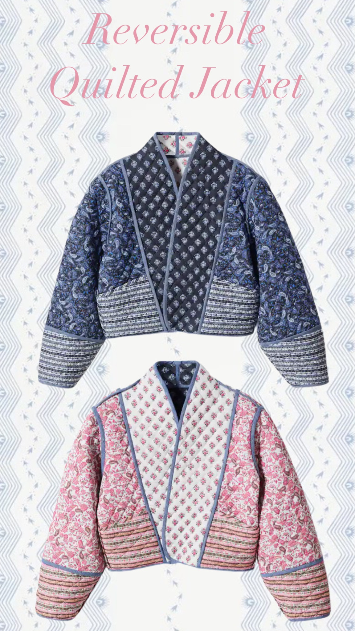 In love with this reversible quilted jacket! #mango #quiltedjacket