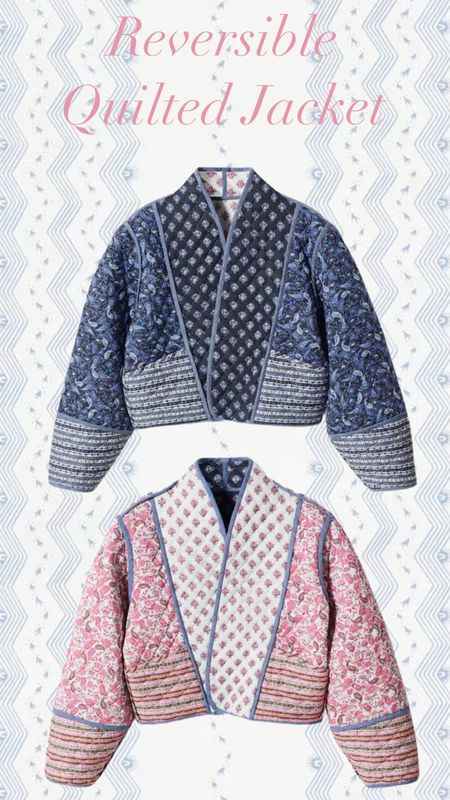 In love with this reversible quilted jacket! #mango #quiltedjacket