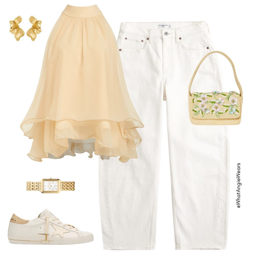 This spring break outfit? *chefs kiss*! 🌼💛
 
#SpringBreakStyle #SpringOutfitIdeas #NeutralStyle #ChicEveryday #ButterYellow

#LTKgrwm #LTKTravel #LTKootd