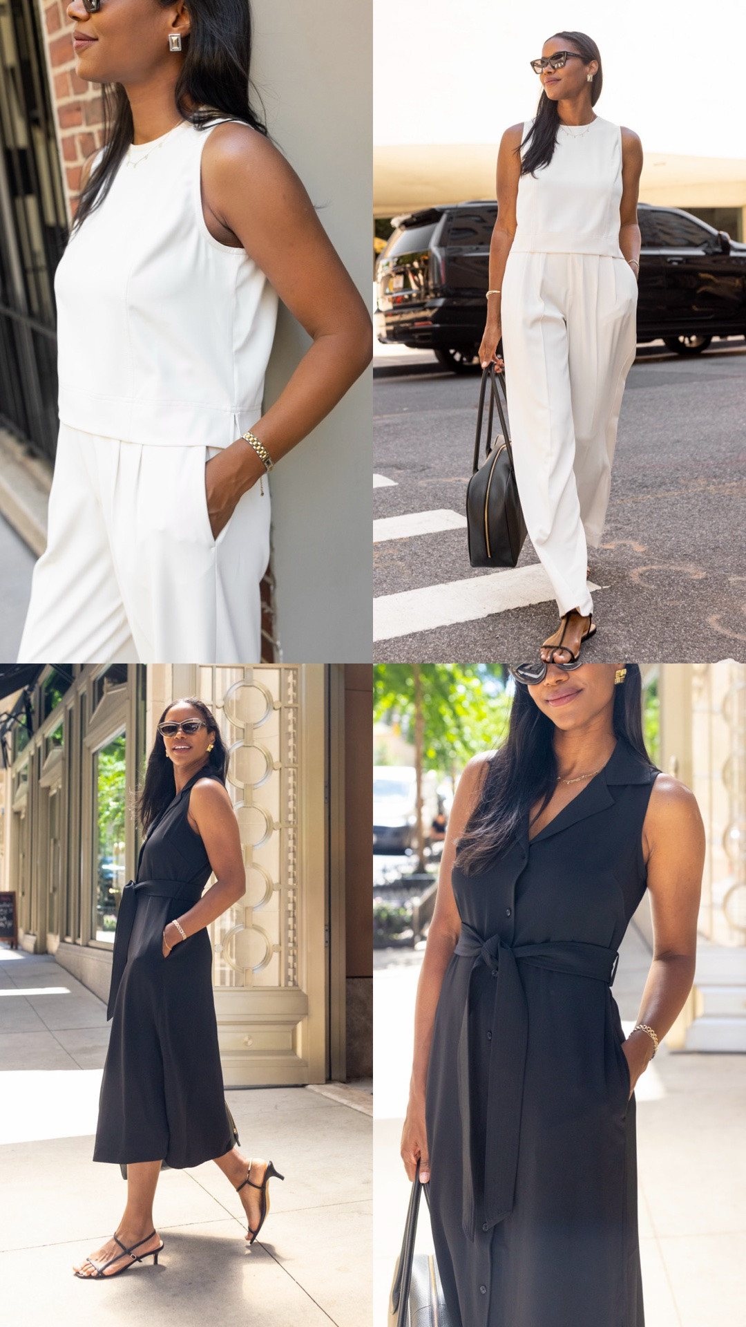 These pieces are so flattering. Genuinely easy, chic, and comfortable. I'm 5'9 wearing a size small in everything linked and the TALL inseam for the pants.

#LTKTravel #LTKWorkwear #LTKTall