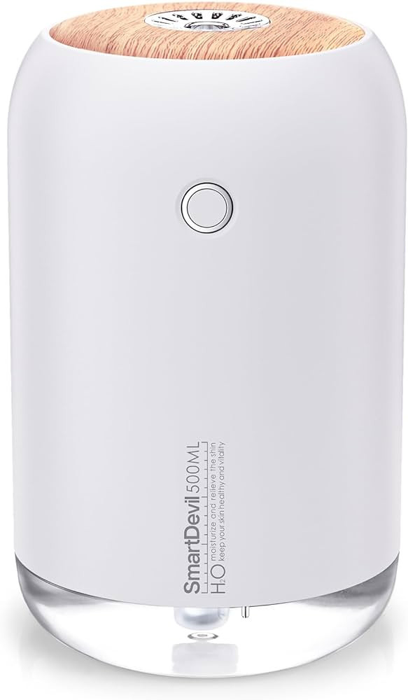 SmartDevil Small Humidifier, 500ml Mini Desk Humidifier, USB Personal Desktop Humidifier, Portabl... | Amazon (US)