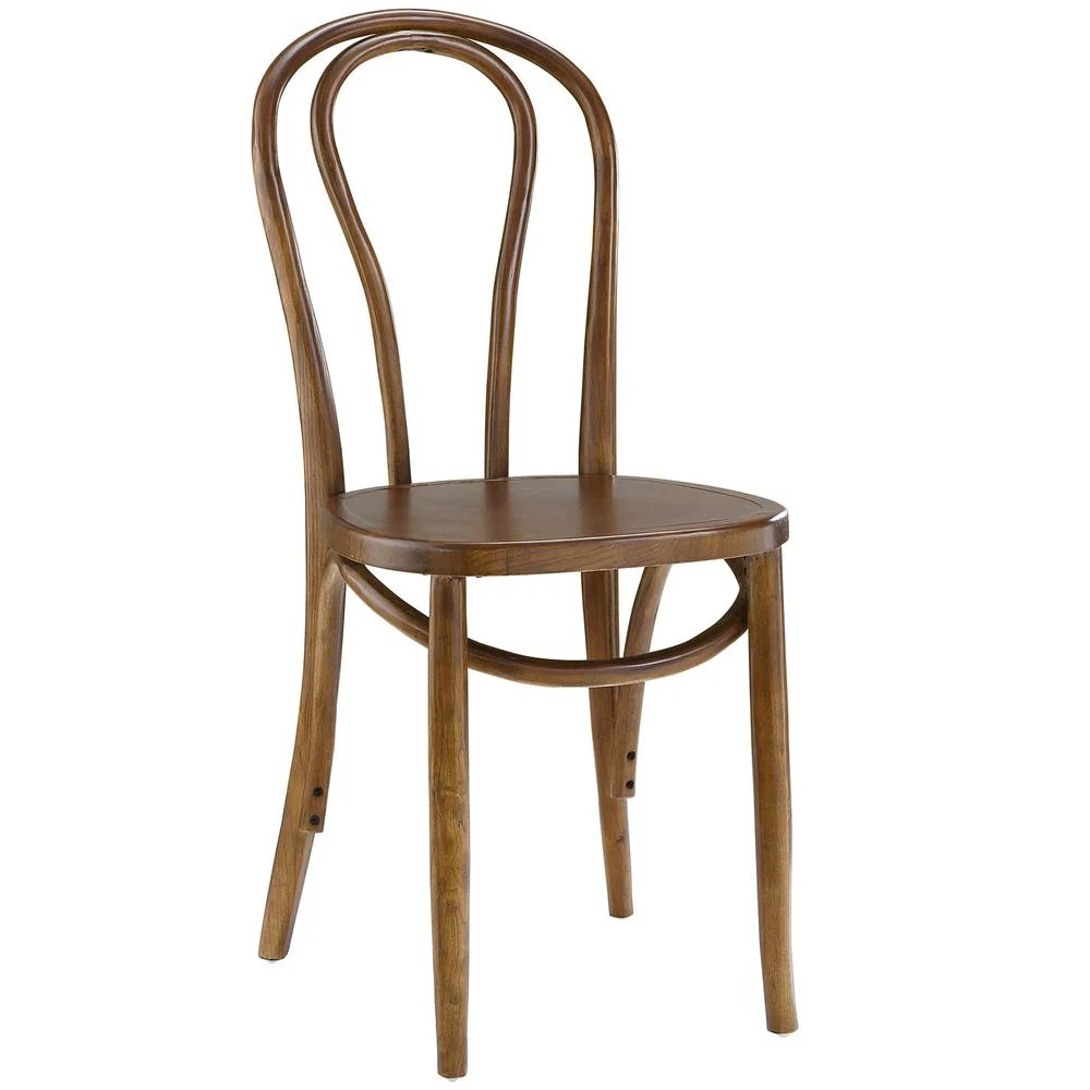 Modway Eon 35" Modern Wood Dining Side Chair in Walnut Finish | Walmart (US)
