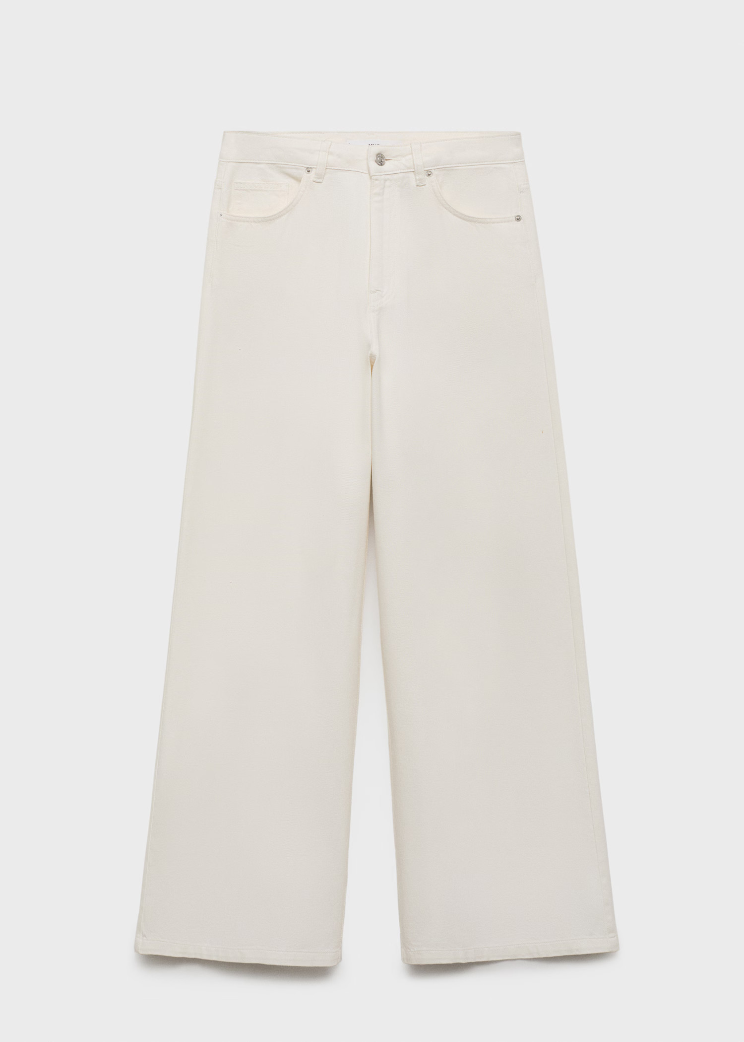 High-waisted palazzo jeans - Women | MANGO United Kingdom | MANGO (UK)
