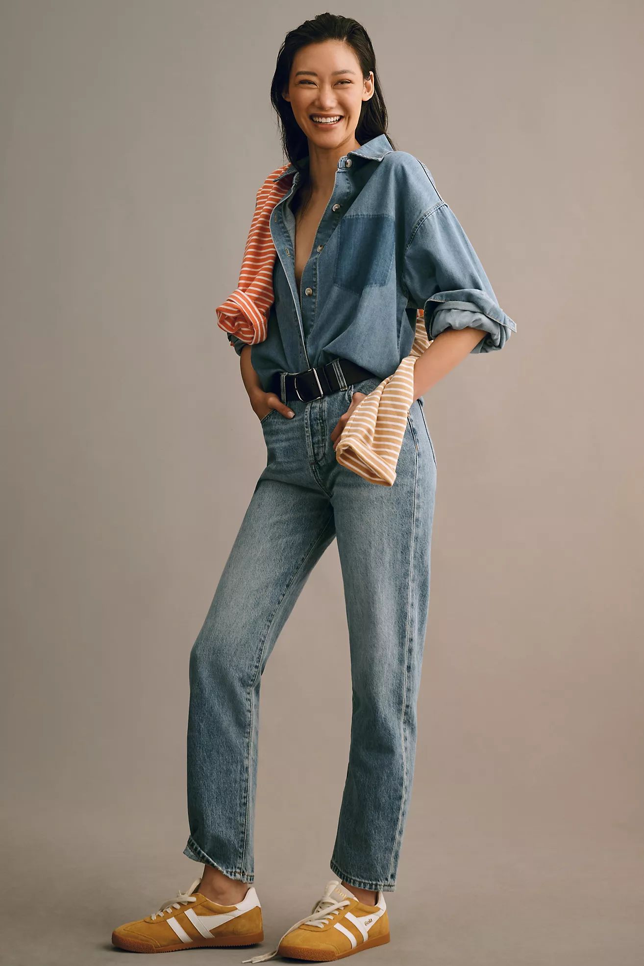 Seventy + Mochi Bobbi Mid-Rise Boyfriend Jeans | Anthropologie (US)