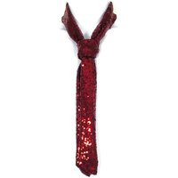 Sequin Necktie Burgundy Glam Ties For Women Zoom Accessories Scarves Women's Neckties | Etsy (US)