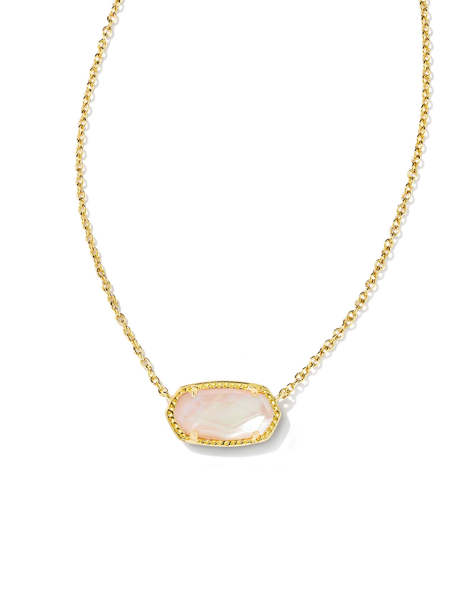 Elisa Gold Pendant Necklace in Golden Abalone | Kendra Scott