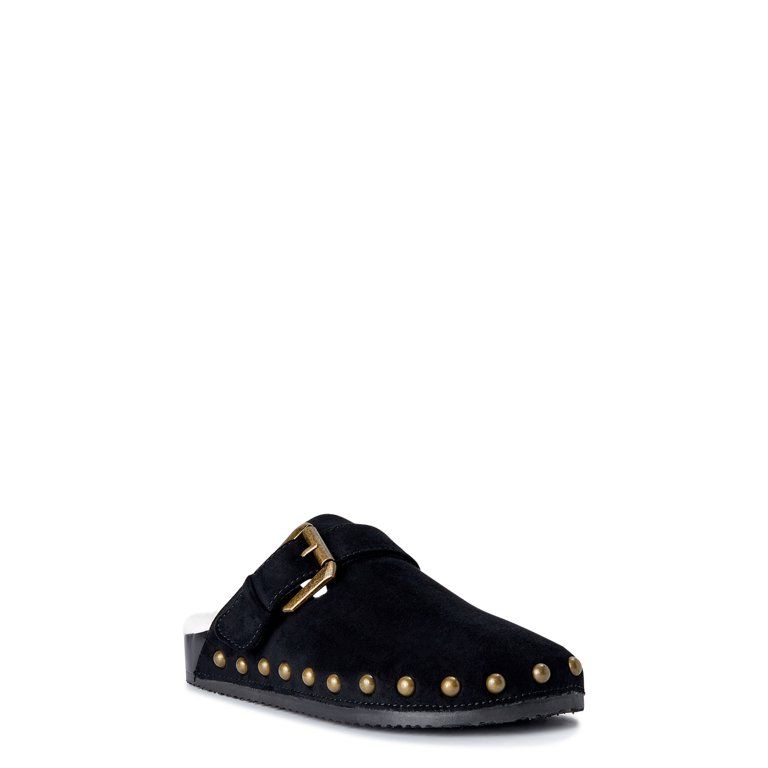 Scoop Women's Studded Faux Shearling Clogs | Walmart (US)