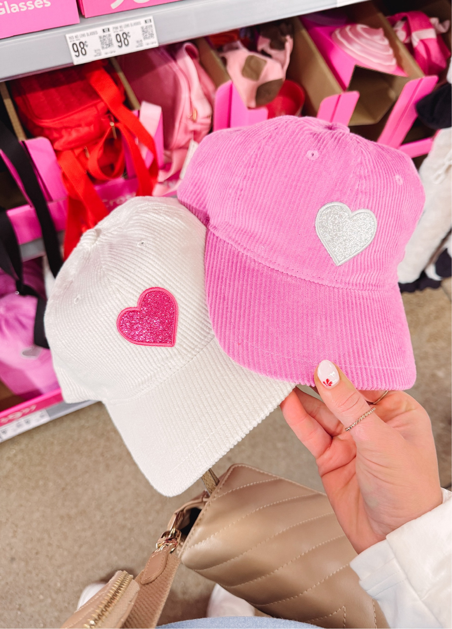 Loving this corduroy heart hat from Walmart!! So cute and festive 💖

Seasonal, hearts, kids, girls, Valentine’s Day, unique, Walmart, pink, cream 

#LTKSeasonal #LTKFamily #LTKKids