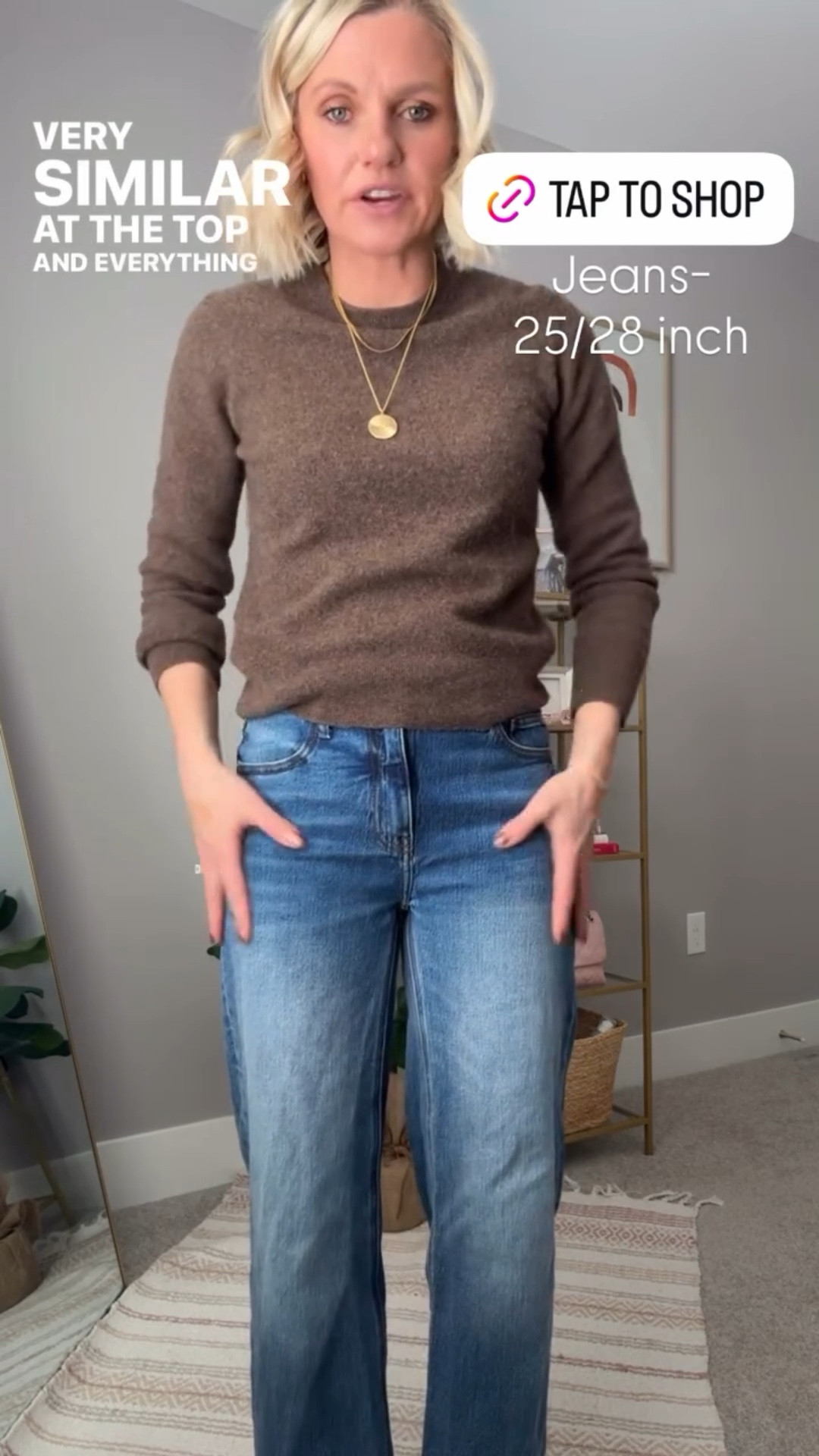 Bella relaxed Straight leg jeans from Quince! 
Sweater- small
Jeans- 25/28 inch inseam

#LTKFindsUnder100 #LTKPetite #LTKSeasonal