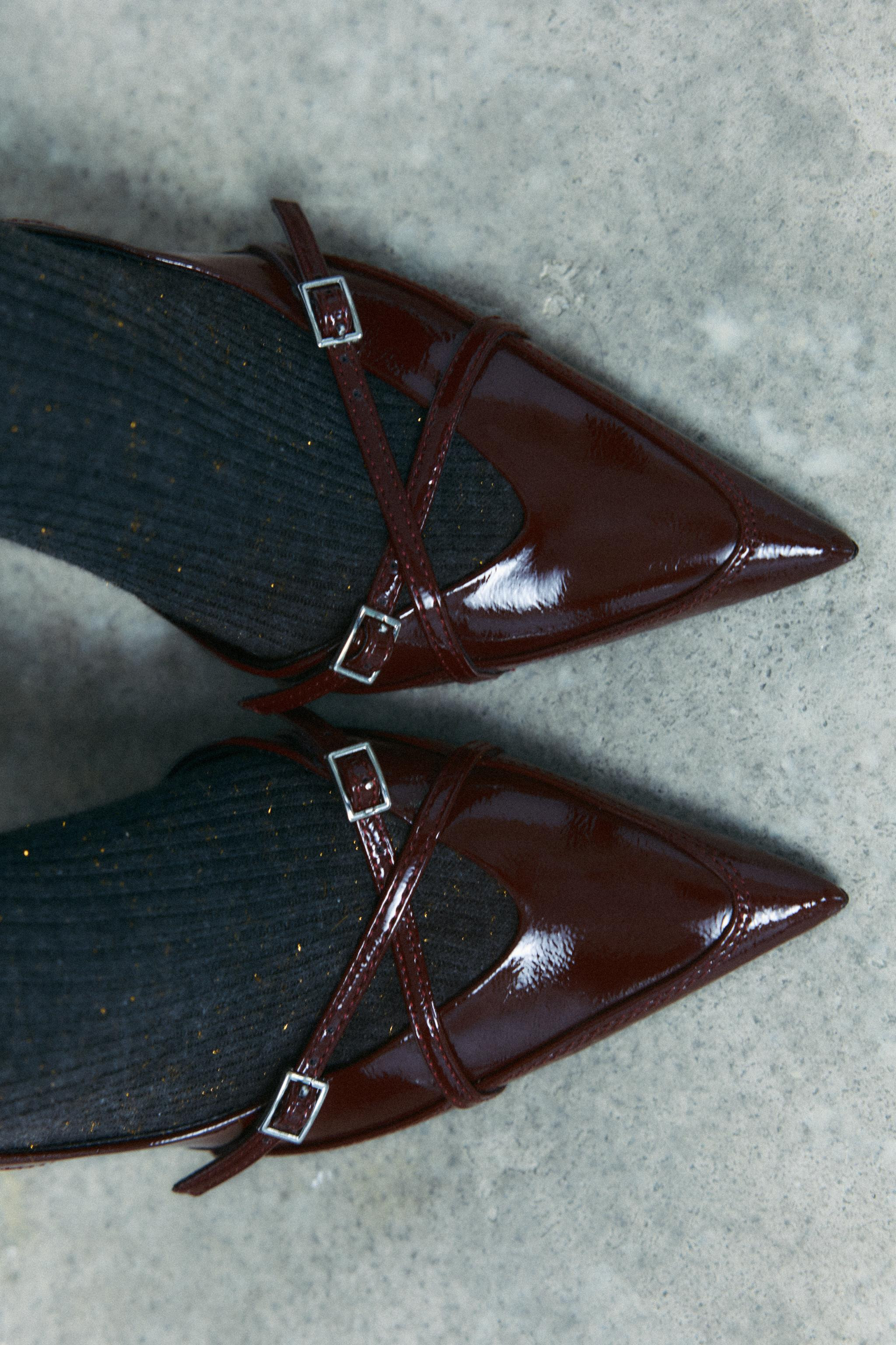 BUCKLED STRAPPY HEELS | Zara UK