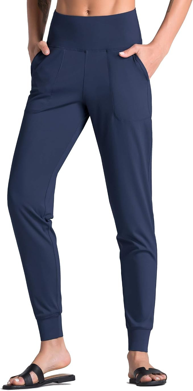 Dragon Fit Joggers for Women with Pockets,High Waist Workout Yoga Tapered Sweatpants Women's Loun... | Amazon (US)