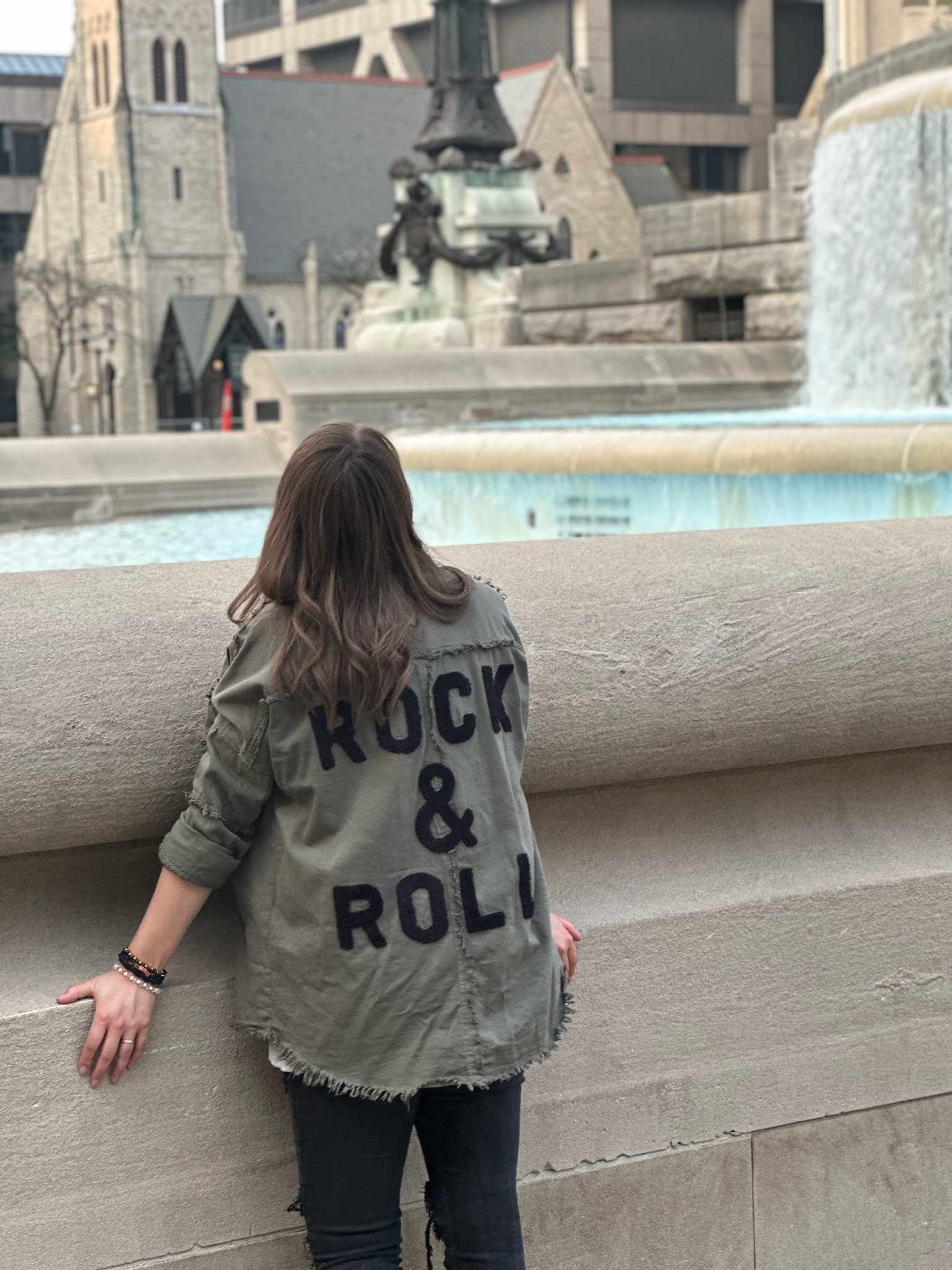 This Rock & Roll shacket will be a staple in your wardrobe no matter the season  