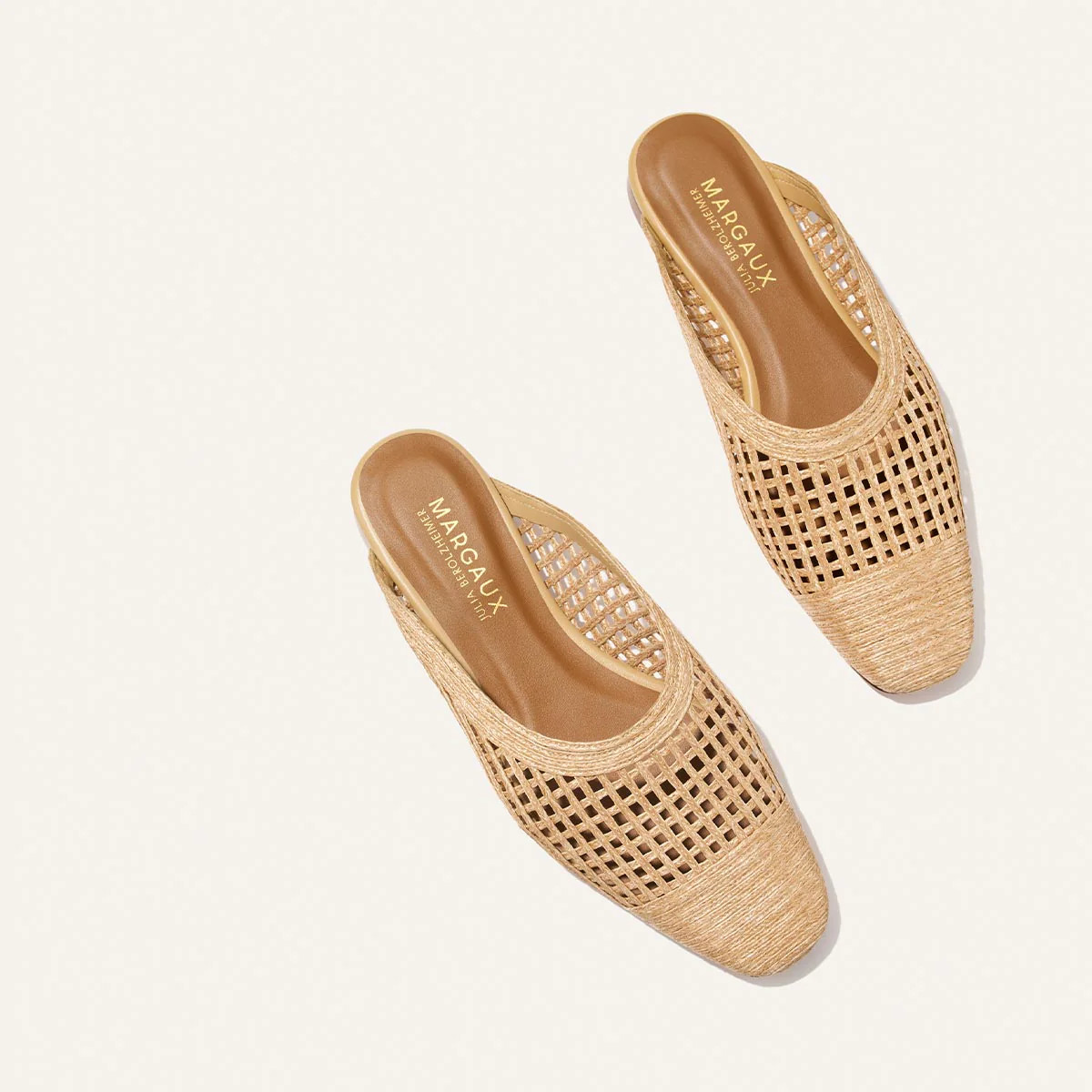 Julia Berolzheimer x Margaux: The Clara - Natural Grid Raffia | Margaux