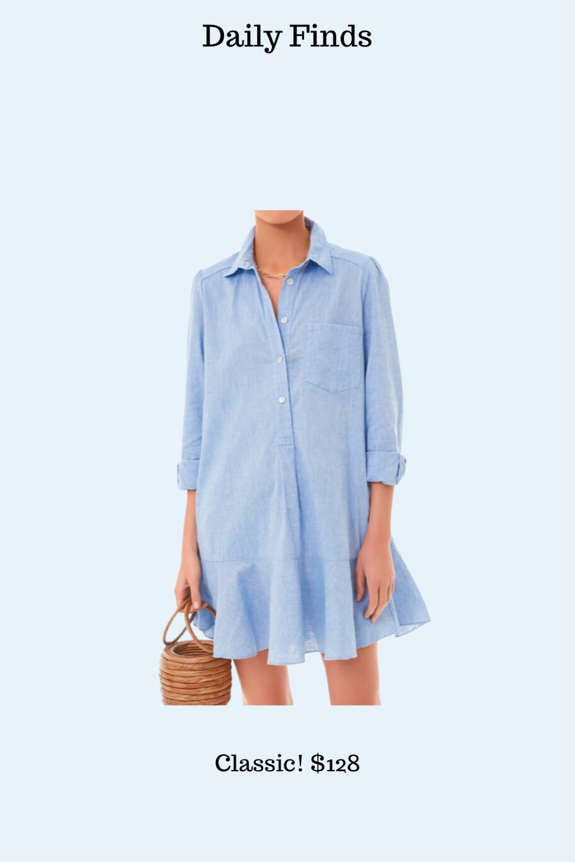 easy shirt dress from tuckernuck 