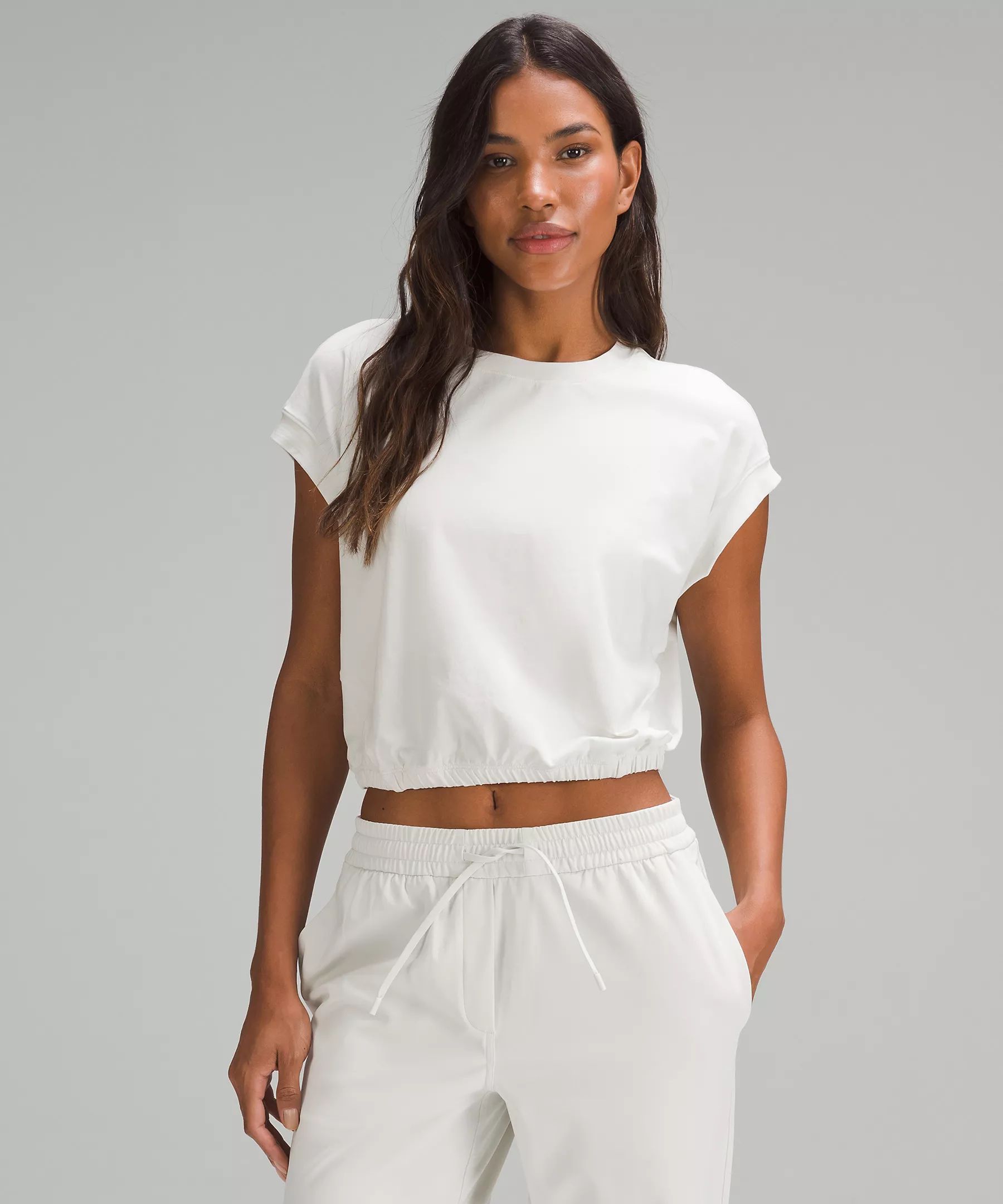 Wide-Sleeve Gathered Hem T-Shirt | Lululemon (US)