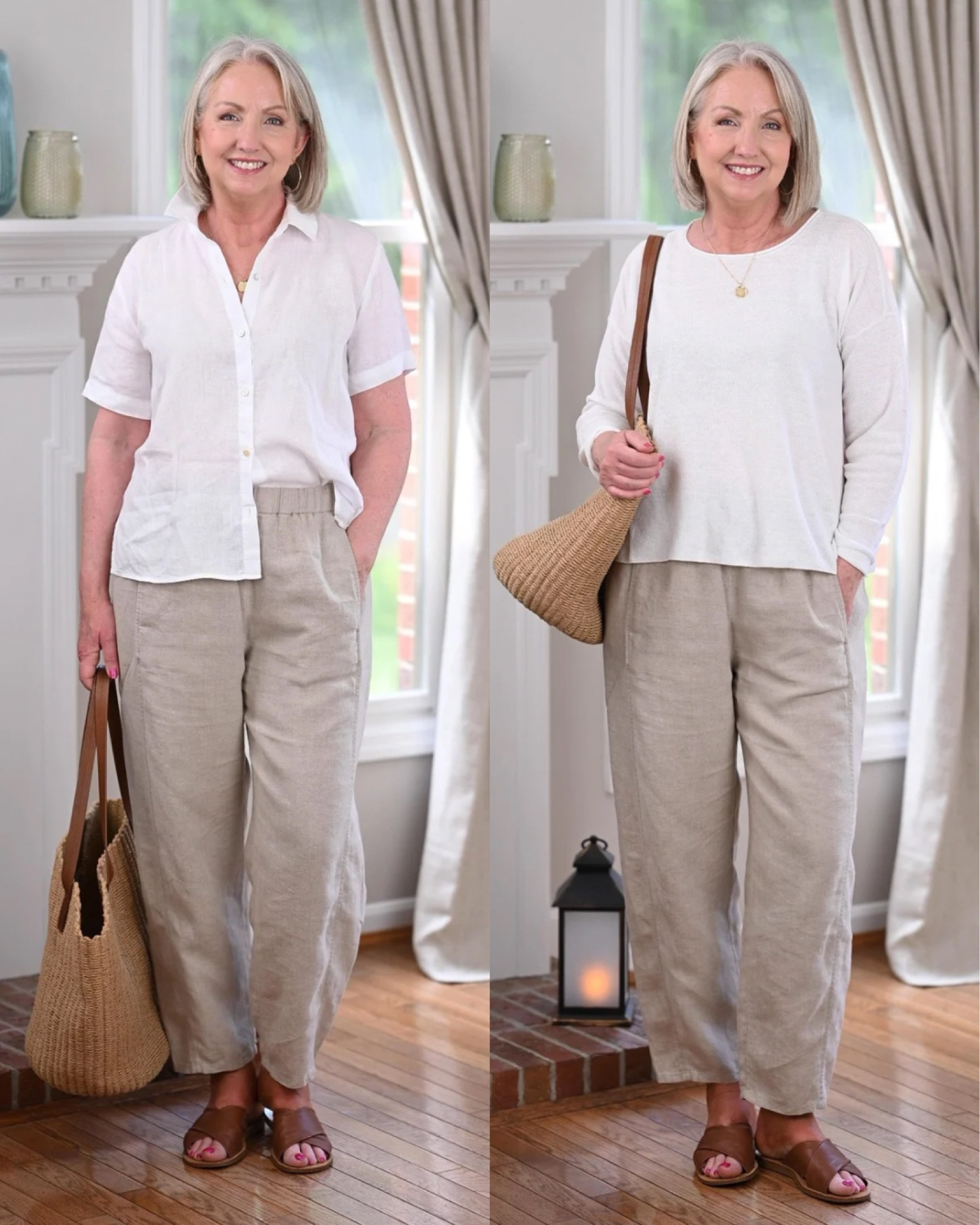 Casual coastal chic style🐚✨

#LTKOver40 #LTKStyleTip #LTKMidsize