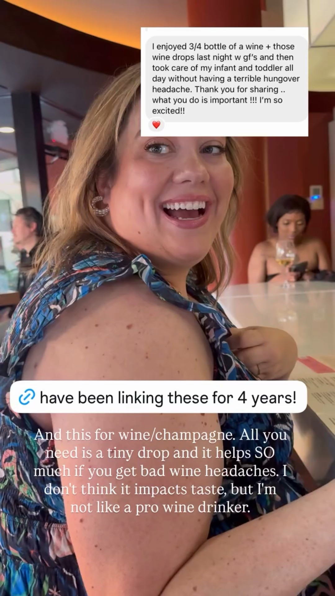 And this for wine/champagne. All you need is a tiny drop and it helps SO much if you get bad wine headaches. I don't think it impacts taste, but I'm not like a pro wine drinker.

#LTKmomlife #LTKGiftGuide #LTKselfcare