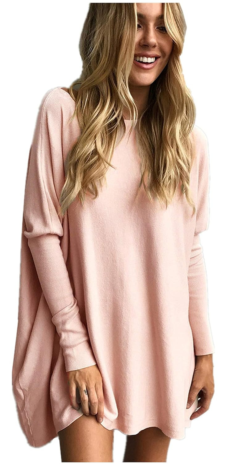 LETSRUNWILD Women's Tunic Tops for Leggings Oversized Shirts Casual Batwing Long Sleeve Loose Pul... | Amazon (US)