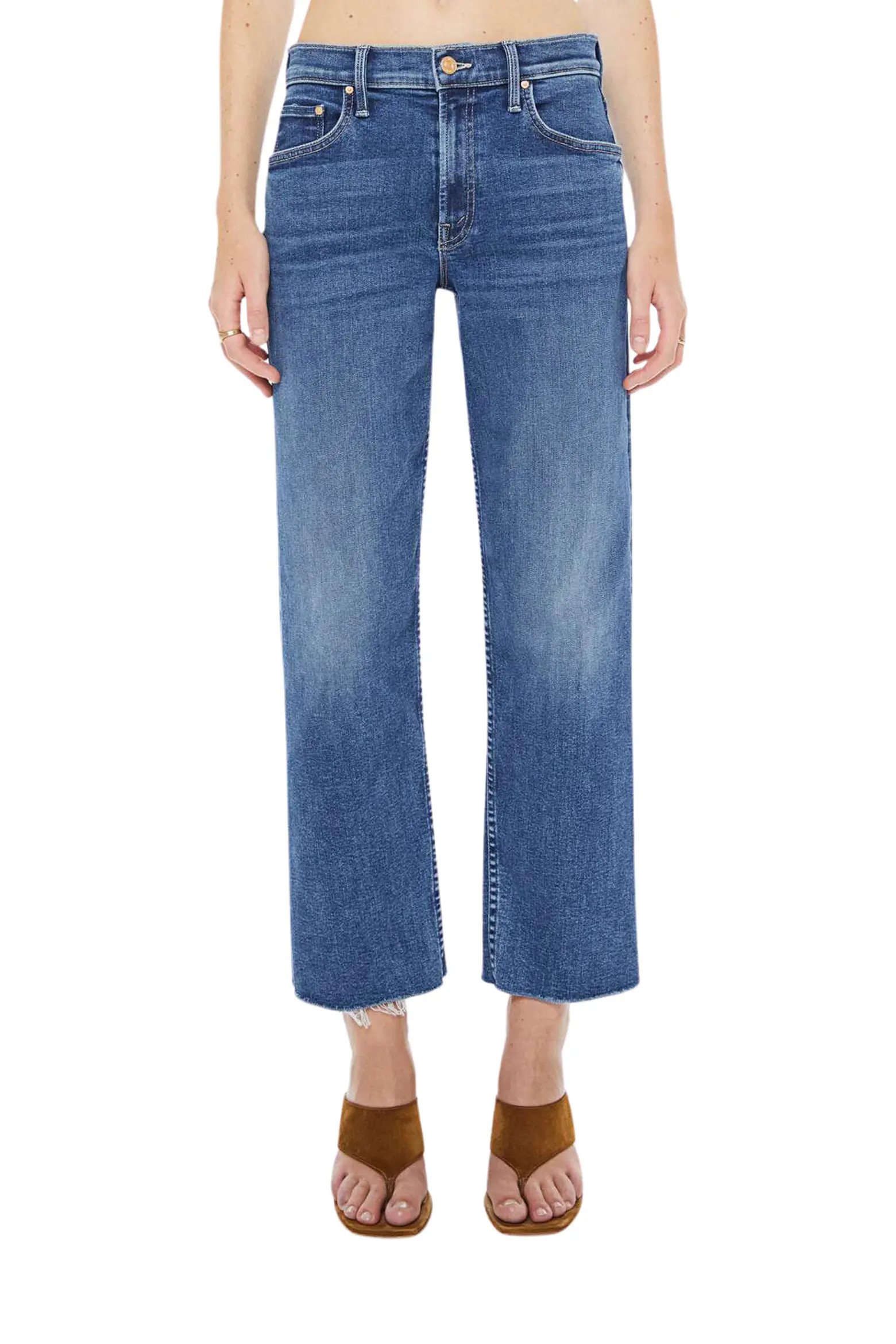 The Newbie High Waist Crop Straight Leg Jeans (Women) | Nordstrom | Nordstrom