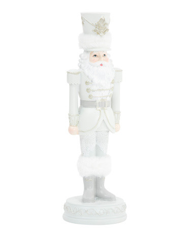 Nutcracker Decoration With Faux Fur Details | TJ Maxx