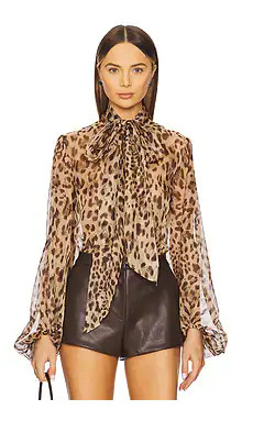Bardot Solace Blouse in Leopard from Revolve.com | Revolve Clothing (Global)