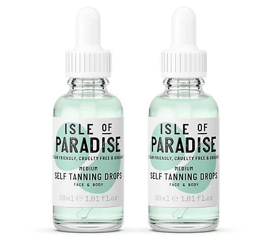 Isle of Paradise Self-Tanning Drops Duo Drops Duo - QVC.com | QVC