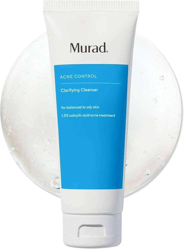 Murad Clarifying Cleanser – Salicylic Acid & Green Tea Formula for Acne, Deep Pore Cleansing, O... | Amazon (US)
