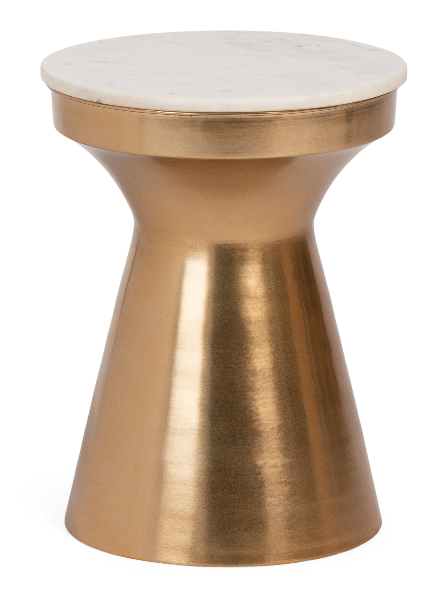 19in Marble Tabletop Metal Accent Table | Furniture & Lighting | Marshalls | Marshalls