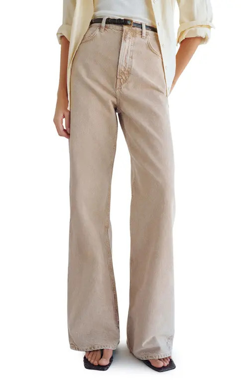 Reformation Cary Wide Leg Jeans in Petoskey at Nordstrom, Size 27 | Nordstrom