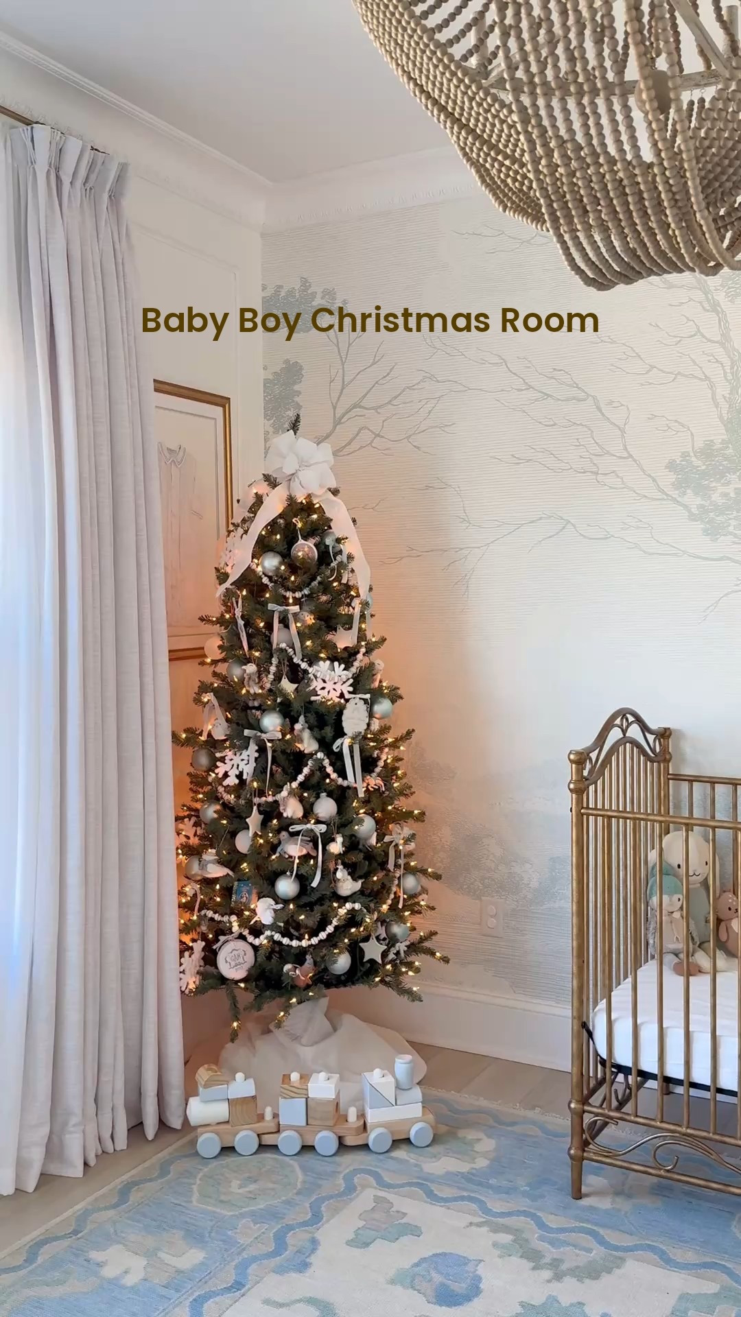 Ornaments and garland are from walmart, mytexashome line i believe, but same ones arent abailabke anymore
Baby boy christmas decor
Nursery christmas tree
Faux christmas tree
Blue white christmas

#LTKBaby #LTKFindsUnder50 #LTKFindsUnder100