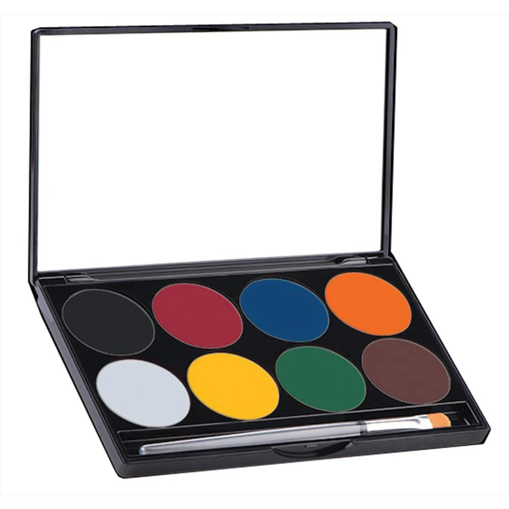 Mehron Paradise Makeup AQ™ 8-Color Refillable Palette Basic | Oriental Trading Company