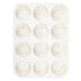 Regular Series 12-Cup Silicone Muffin Pan Nonstick Cupcake Baking Tray Versatile Mold for Oven 1 Pack | The Home Depot