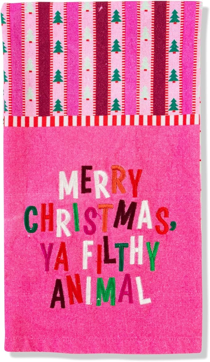FURBISH Filthy Animal Dish Towel – Cute Christmas Dish Towel for Kitchen Drying, Soft & Super A... | Amazon (US)