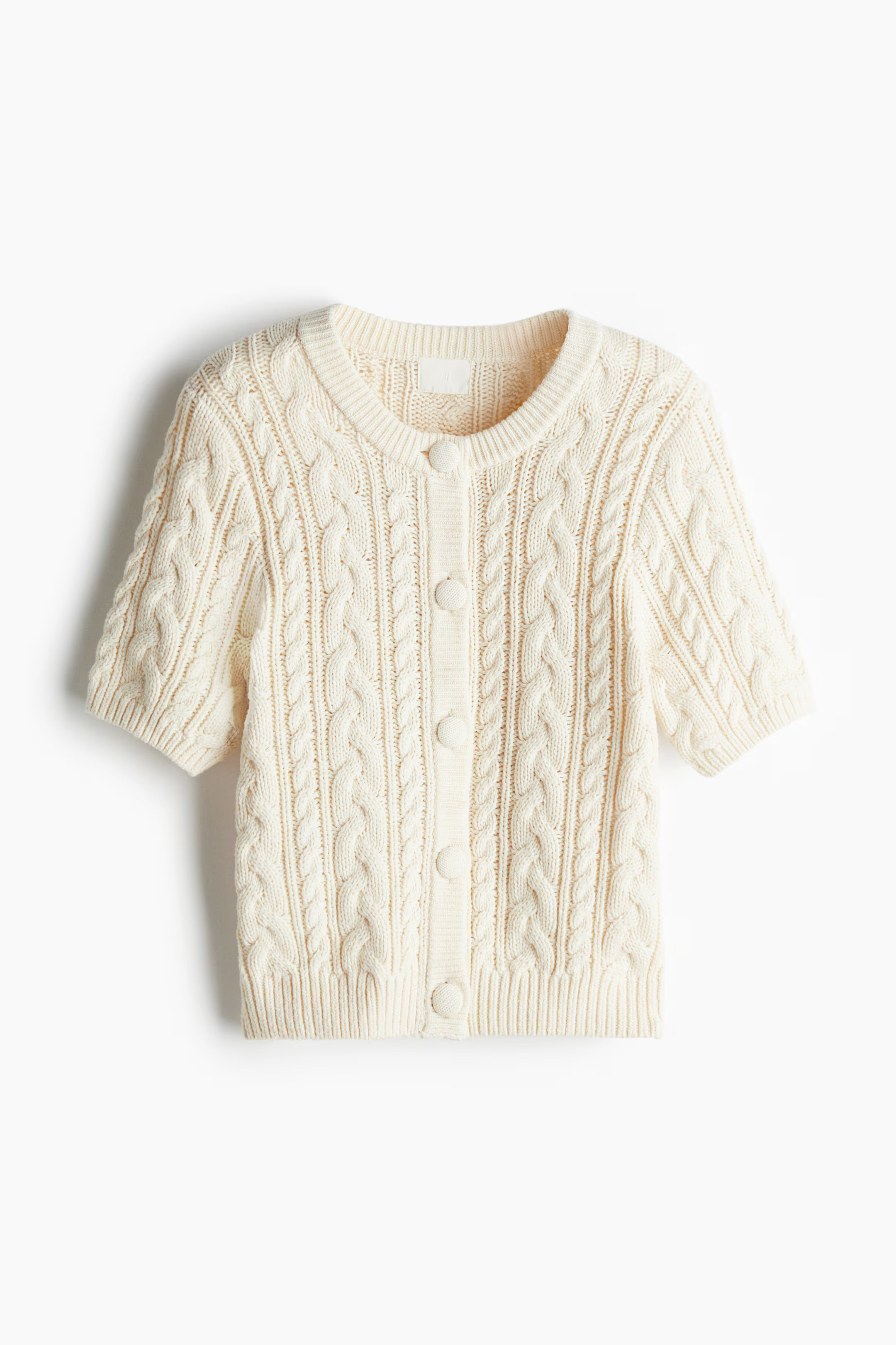 Cardigan mit Zopfmuster | H&M (DE, AT, CH, NL, FI)