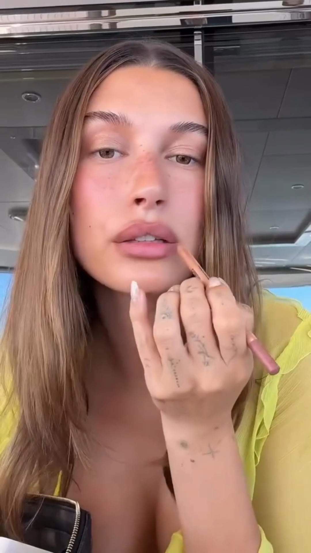 Bieber, Bella Hadid, and Sofia Grainge’s signature lip look? Our editors have tracked down the secret.

That perfectly defined, softly sculpted 90s-inspired nude lip has become the signature beauty look of Hailey Bieber, Bella Hadid, and Sofia Grainge. The key is a neutral brown lip liner that adds subtle definition and dimension without looking harsh, paired with a creamy nude or high-shine gloss for that effortless, fuller-looking finish.

It’s the kind of quiet luxury makeup look that works with everything from barely-there daytime makeup to a polished evening beauty look. Think softly contoured lips, neutral brown and rosy nude tones, and just enough shine to make the lips look naturally plush.

Shop the lip liners, nude lip colors, and glosses to recreate the Hailey Bieber lip combo, Bella Hadid makeup look, and Sofia Grainge signature nude lip.

#LTKgrwm #LTKBeauty #LTKmorningroutine